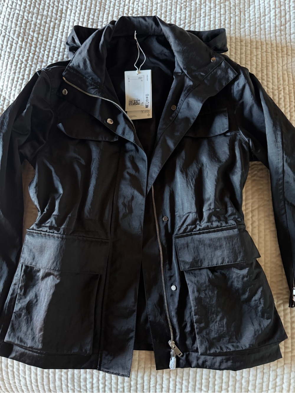 COS Black Utility Jacket